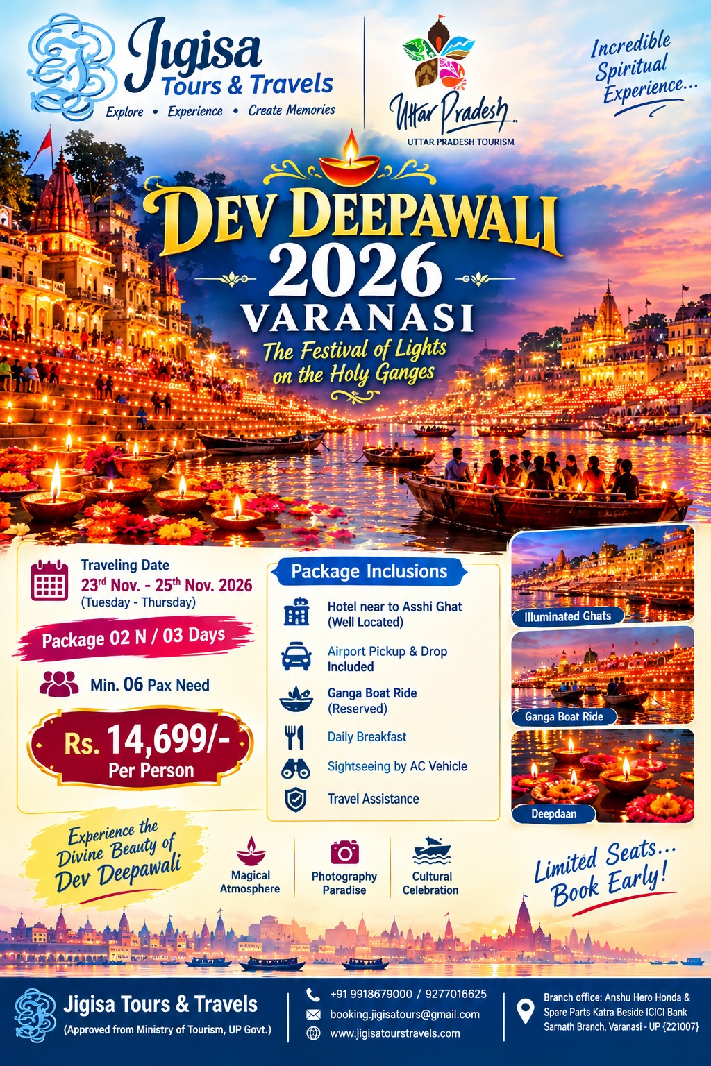 Dev Deepawali 2026 Varanasi tour package