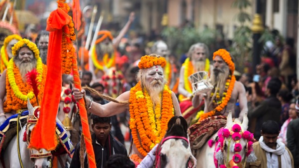 Juna Akhara Naga Shivir At Maha Kumbh Mela